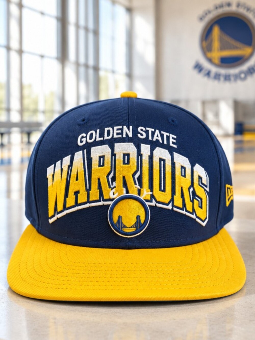 Golden State Warriors New Era 9FIFTY Hardwood Classics Trucker Snapback Hat NBA